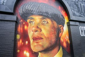 Artist Daniel Russell-Ahern, AKA Mr Mural, spent more than 210 hours and three weeks spray-painting the incredible mural along Montague Street.
