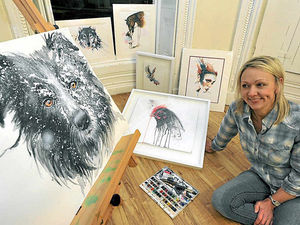Supporting image for story: Sarah is stoking up interest in art display