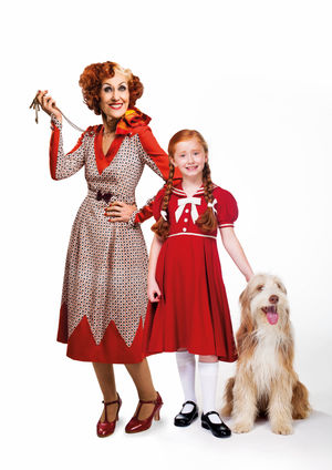  Annie Dobson as Miss Hannigan. Photo Matt Crockett Dewynters