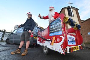 Owen James will be visiting neighbourhoods across Wolverhampton to meet children and hand of sweets to raise money for charity