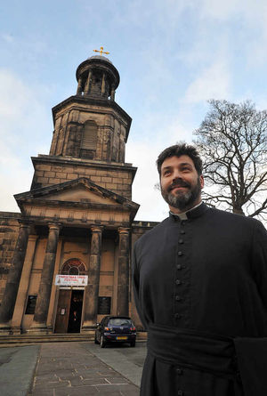 Father Mark Chadwick pictured at St Chads Church