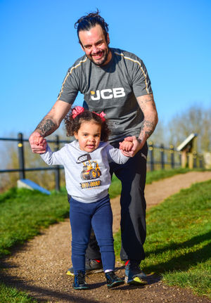 John Dabbs and daughter Emmie