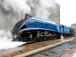 Supporting image for story: Steam loco that set speed record to travel through Staffordshire on Wednesday - where to see it