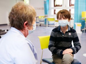 Supporting image for story: Primary school children have their Covid vaccinations at Oswestry clinic