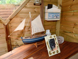 David Stocks, from Walsall, created the shed as a writer's retreat.