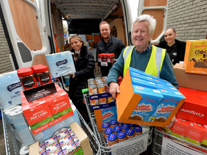 Supporting image for story: Firm makes donations to foodbanks  