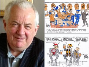 Supporting image for story: Wolves cartoonist Bob Lawton hoping for promotion picture at Molineux - WITH PICTURES