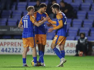 Supporting image for story: Shrewsbury 1 Grimsby 1: Salop continue unbeaten home form as John Marquis rescues point