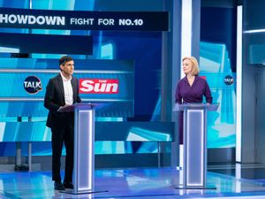Supporting image for story: Tory leadership debate halted after incident in the studio
