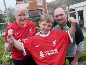 Supporting image for story: Knighton's mayor has a very important date at Anfield