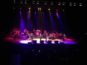 Tavares on stage at the Genting Arena