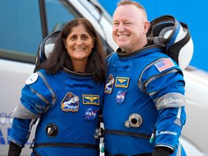 Supporting image for story: Nasa decides to keep two astronauts in space until February