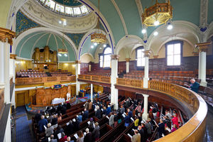 The final service at Darlington Street Methodist Church in 2019