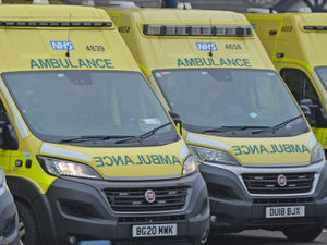 Supporting image for story: Ambulance catches fire while responding to 999 call	