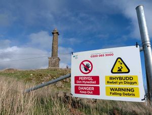 Admiral Rodney's Pillar on Breidden Hill near Middletown