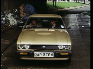 Doyle's gold Capri in the episode Blackout