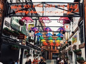 Supporting image for story: Belfast’s Commercial Court umbrellas returning ‘bigger and brighter’ than ever