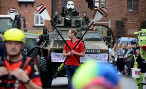 Bridgnorth Rowing Club with their vehicle 'Simba'