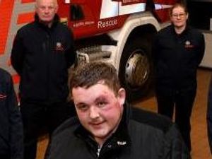 Supporting image for story: Miracle crash survivor, 22, thanks Shropshire rescue service crews 