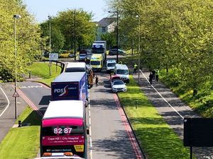 Supporting image for story: Oldbury ring road blocked after crash 