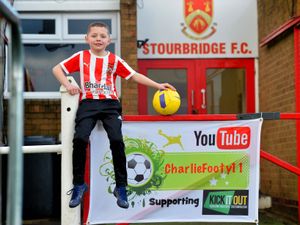 Supporting image for story: Seven-year-old Stourbridge FC fan to visit 22 football grounds for charity