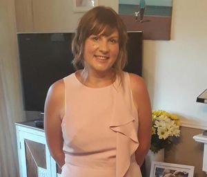 Beth Thomas after her dramatic six-and-a-half stone weight loss
