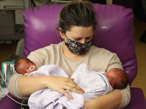 Supporting image for story: Mother travels 100 miles to Wolverhampton hospital to give birth to twins