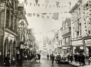 VE Day in Mardol, Shrewsbury