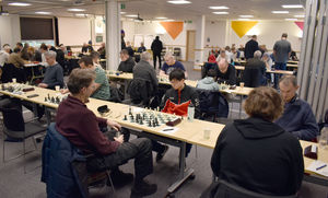 A general view of one of the playing areas.