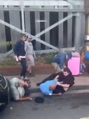 A video of the assault has been seen over one million times on X