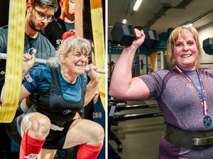 Supporting image for story: 'Unusually strong' West Midlands gran, 65, breaks four powerlifting world records