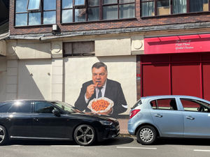 The mural of former England football manager Sam Allardyce