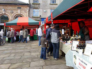 Supporting image for story: Stone Farmers' Market victory on stalls