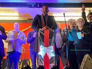 The lights were switched on in Halesowen on Saturday. Photo: Dudley Council