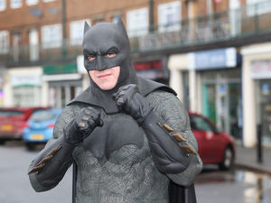 Supporting image for story: Batman 'on cloud nine' as he prepares to fly into Telford hospital to cheer up kids with presents: Find out how you can donate...