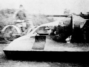 Supporting image for story: Writer seeks a lift for his Shropshire hovercraft research