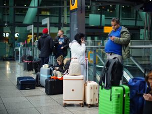 Stranded passengers at Heathrow