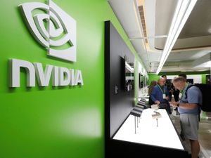 Supporting image for story: Chipmaker Nvidia becomes first five trillion dollar company