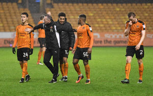 Wolves left the field dejected after conceding a fourth goal