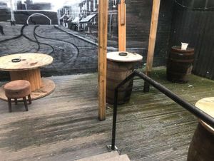 The rear decking. Photo: Savills