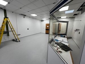 Supporting image for story: Powys X-ray installation work is now underway