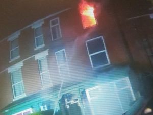 Supporting image for story: Arson arrest after officers on patrol come across Birmingham blaze