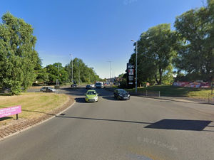 The incident happened at the roundabout near KFC on Bushbury Lane