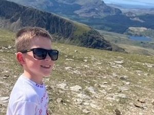 Supporting image for story: Brave Oscar takes on 'astonishing' challenge for charity