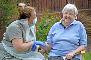 Sorana and Eunice enjoyed an emotional visit, with Sorana able to hug her mother-in-law for the first time since last year