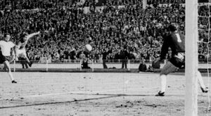 Geoff Hurst's 'they think it's all over' moment 