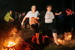Firewalk at Black Country Living Museum in support of the Acorns Children's Hospice