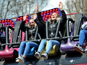 Supporting image for story: 'Celebration of lockdown easing' as crowds enjoy Wolverhampton funfair 