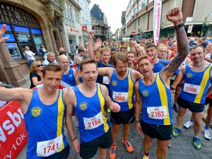 Supporting image for story: Runners take over Shrewsbury for 10k scorcher - in pictures and video