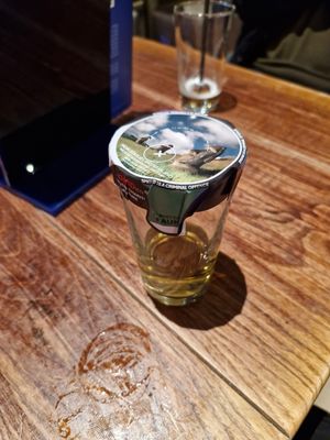 The drink caps can be stuck onto a glass or a bottle